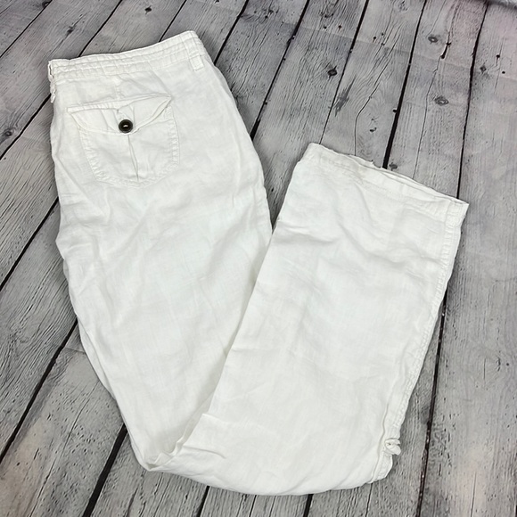 Hurley Pants - Hurley Women’s white Linen Beach pants. Size 5